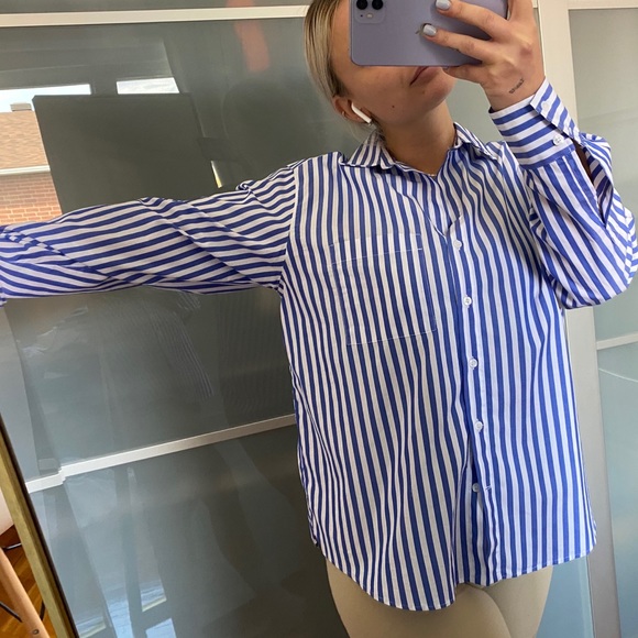 Stripped Oversize blouse - Picture 4 of 4